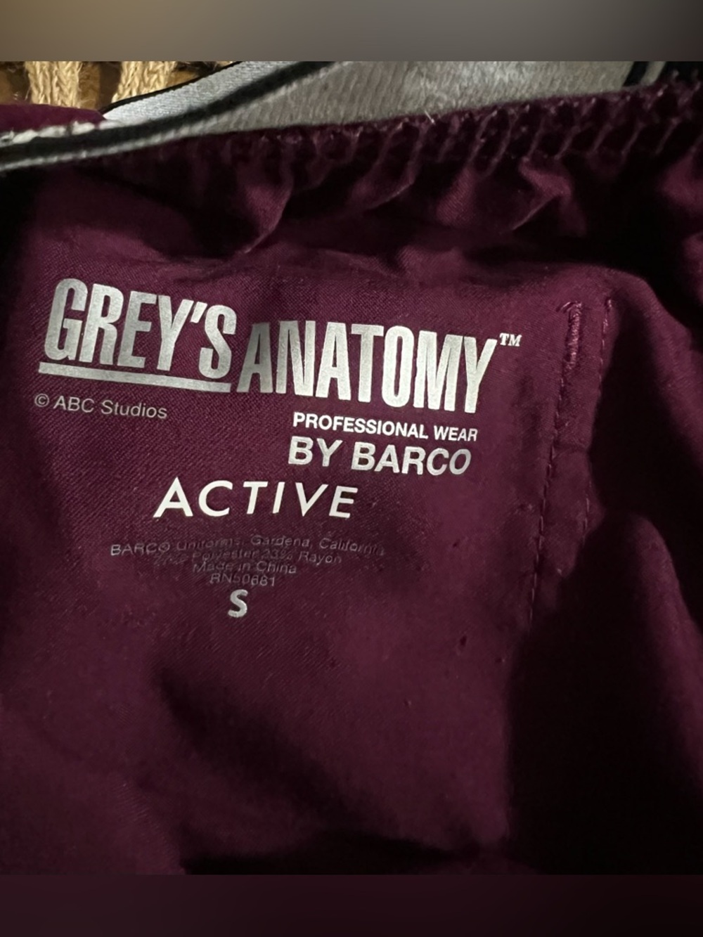 Grey's Anatomy brand women's flare-leg yoga scrub pants Set Of 3 Pairs Size S - Picture 9 of 9